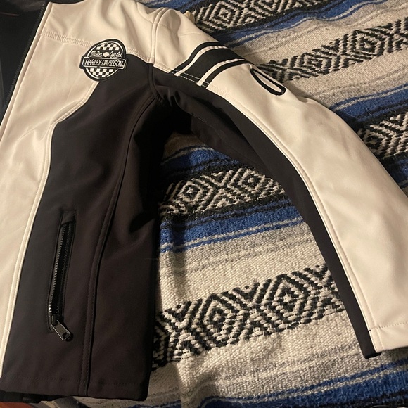 Harley-Davidson Black and White Utility Jacket - Picture 6 of 8